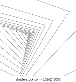 abstract lines, 3d architecture