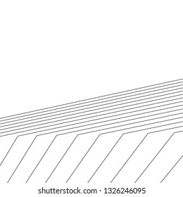 abstract lines, 3d architecture