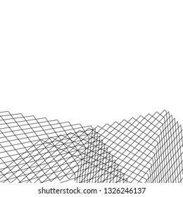 abstract lines, 3d architecture