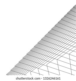 abstract lines, 3d architecture