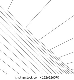 abstract lines, 3d architecture