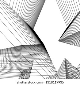abstract lines, architecture background