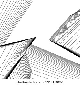 abstract lines, architecture background