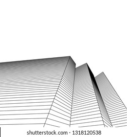abstract lines, architecture background