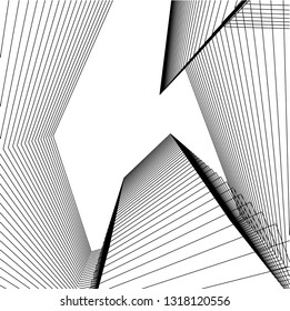 abstract lines, architecture background