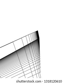 abstract lines, architecture background