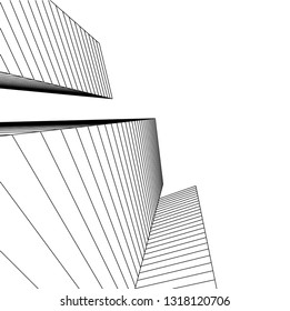 abstract lines, architecture background