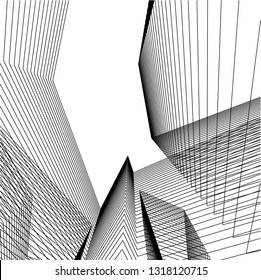 abstract lines, architecture background