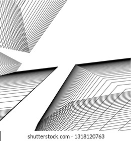 abstract lines, architecture background