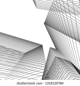 abstract lines, architecture background