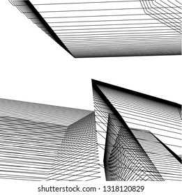 abstract lines, architecture background