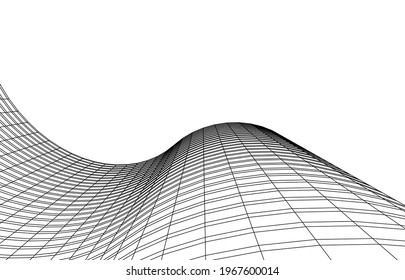 fondo de diseño de arquitectura de líneas abstractas 