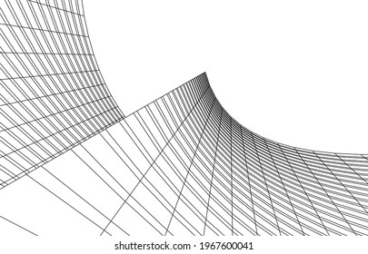 abstract lines architecture design background 