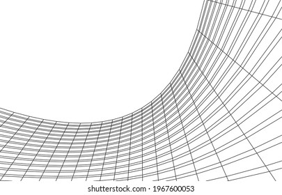 abstract lines architecture design background 