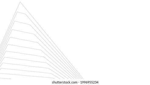 abstract lines architecture digital background 