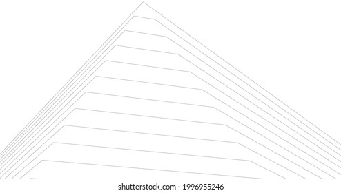 abstract lines architecture digital background 