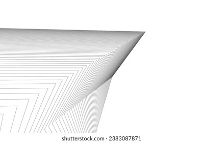 Abstract lines. Architecture geometric background.