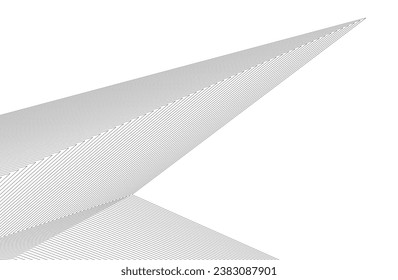 Abstrakte Linien. Architektur, geometrischer Hintergrund.