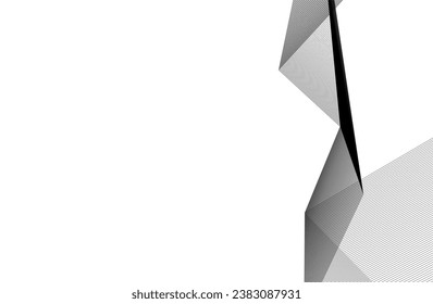 Abstract lines. Architecture geometric background.