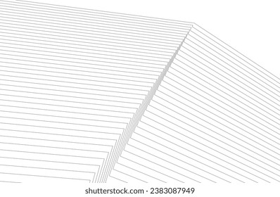 Abstract lines. Architecture geometric background.