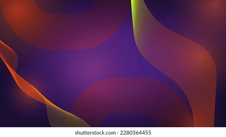 Abstract Lines Art Beautiful Background Banner