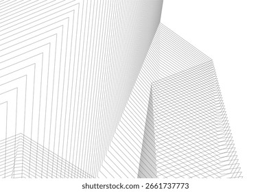 Plano de fundo das linhas abstratas desenho 3d