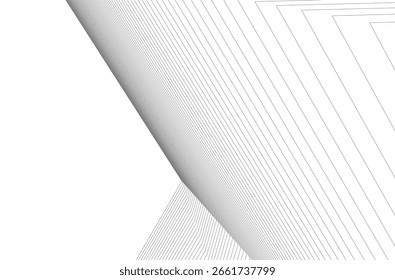 Abstract lines background 3d drawing