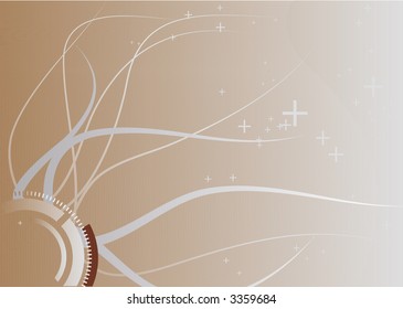 abstract lines background  -  composition of curved lines--great for backgrounds, or layering over other images