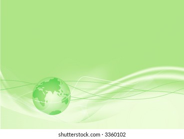 abstract lines background                   composition of curved lines and globe -great for backgrounds, or layering over other images