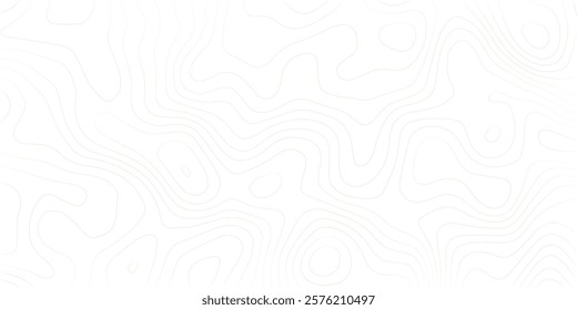 Abstract lines background. Contour maps. Topo contour map on white background. Abstract background with waves Geographic mountain relief.