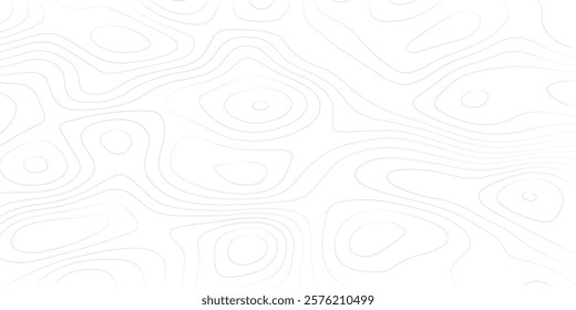 Abstract lines background. Contour maps. Topo contour map on white background. Abstract background with waves Geographic mountain relief.