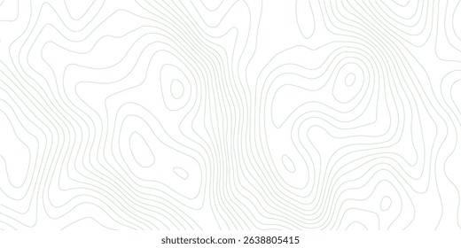 Abstract lines background. Contour maps. Topo contour map on white background. Abstract background with waves Geographic mountain relief.