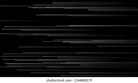 Abstract lines background. Dots flow. Vector illustration.