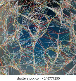 Abstract Lines Background. EPS 8 vector file included