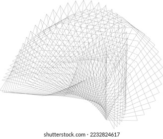 líneas abstractas fondo patrón geométrico dinámico vector elemento de diseño moderno