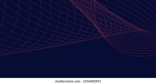 Abstract lines background with gradient color