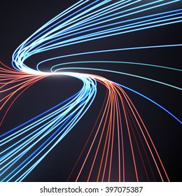 Abstract lines background, motion design vector illustration.