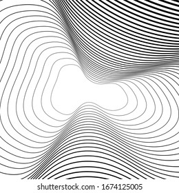 Abstract lines background. Spiral lines background. Abstract geometric backdrop. Modern simple flat design. Vector iilustration.