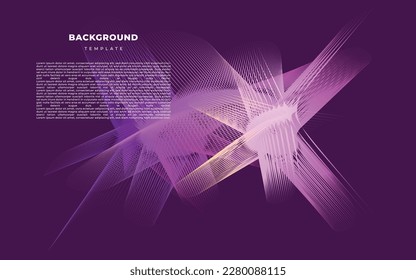 Abstract lines background template copy space for banner landing page, or poster