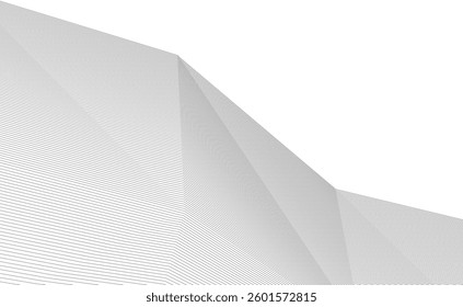 Abstract lines background vector 3d illustration