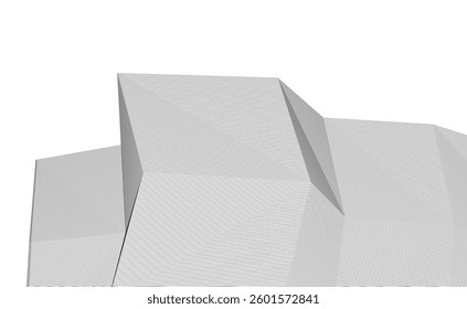 Abstract lines background vector 3d illustration