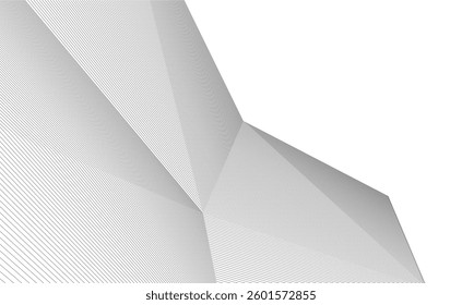 Abstract lines background vector 3d illustration