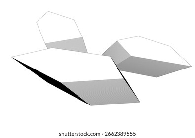 Abstract lines background vector drawing