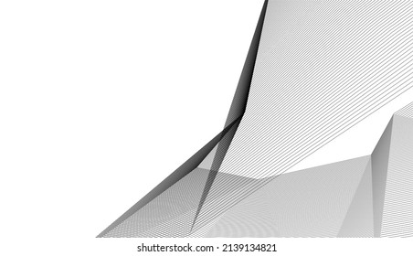 abstract lines background vector illustration