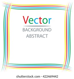 Abstract lines background. Vector illustration for your business presentations.