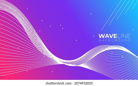 Fondo de líneas abstractas. forma de ondas