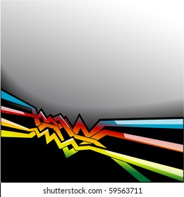 abstract lines black
