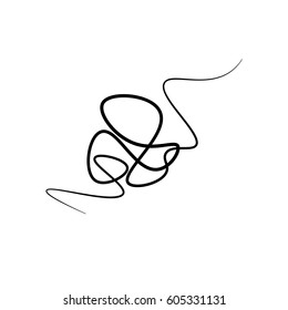 abstract lines black on white