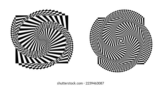 Líneas abstractas elementos de diseño blanco negro sobre fondo blanco de ondas angulares. Vector Illustration eps 10 para grunge y elegante tarjeta de visita, folleto de impresión, volante, banners, carteles, portada, etiqueta, tela