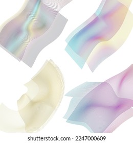 Abstract lines black white design element on white background of angle waves. Vector Illustration eps 10 for grunge elegant business card, print brochure, flyer, banners, cover book, label, fabric